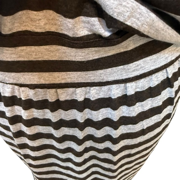 Prana | Gray-Brown Long Sleeve Athleisure Dress with Cowl Neck | Sz XS - Picture 9 of 9